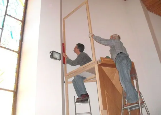 Montaż organów — prace instalacyjne